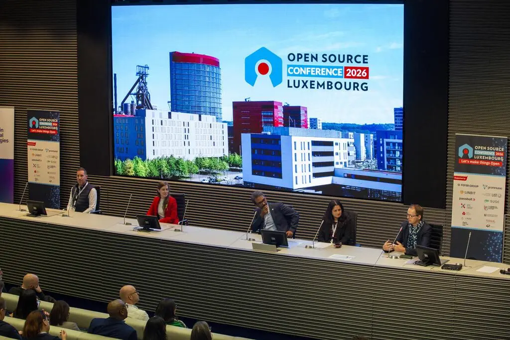 Image van de Open Source Conference Luxembourg